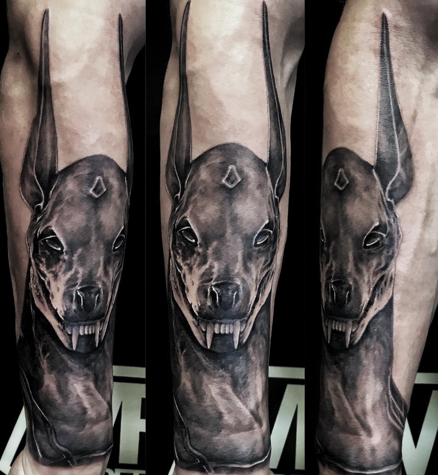 Color realism tattoo work in progress
