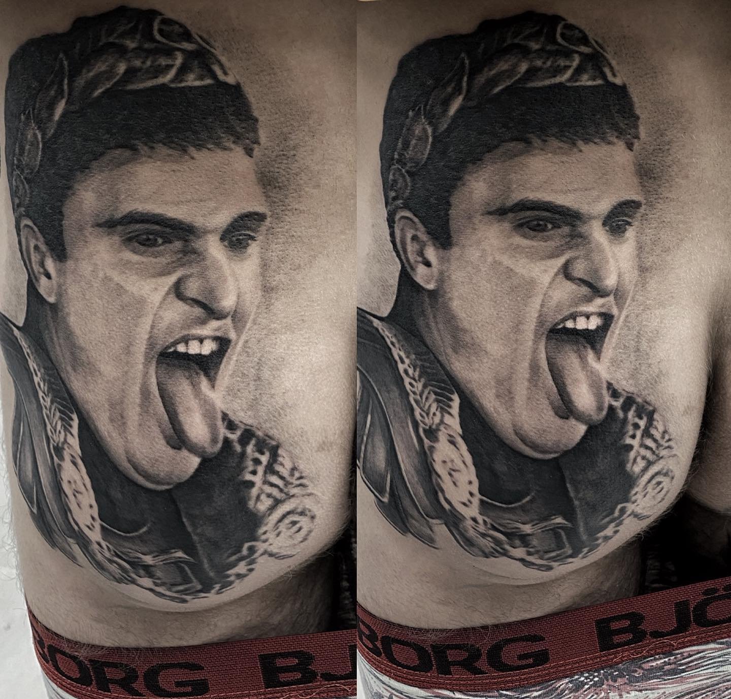 Full sleeve tattoo completed in Dubai studio