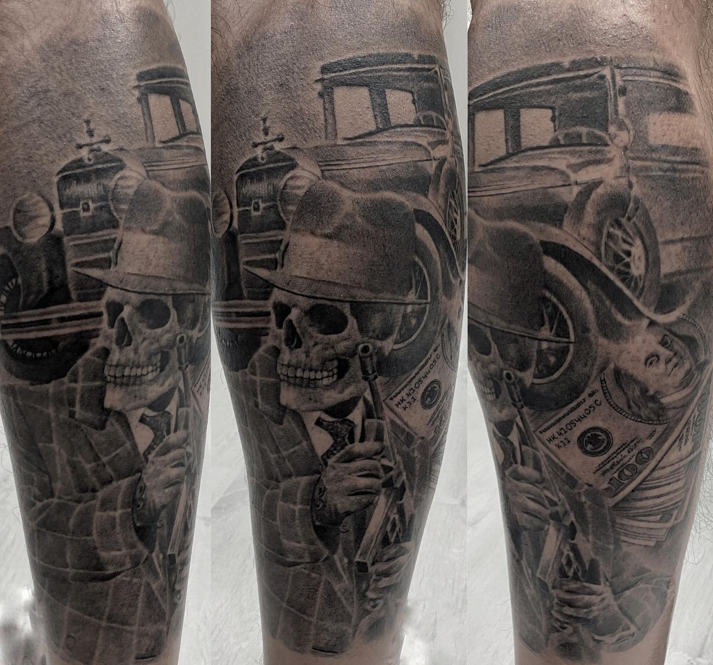 Minimal fine line tattoo on forearm by Dubai tattoo artist